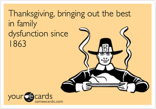 Illustration for article titled Cast my crazy Thanksgiving